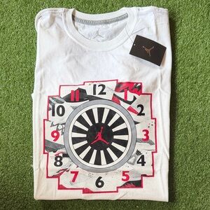 Jordan White and Red Graphic Tee